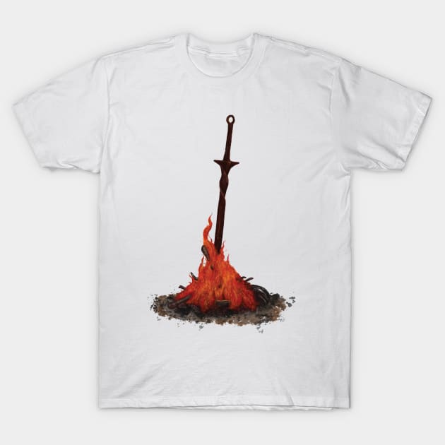 Coiled Sword T-Shirt by Beckoid